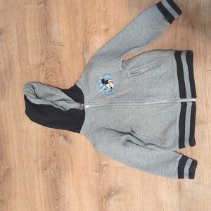 Walt Disney World Embroidered Mickey and Castle Kis Sweatshirt